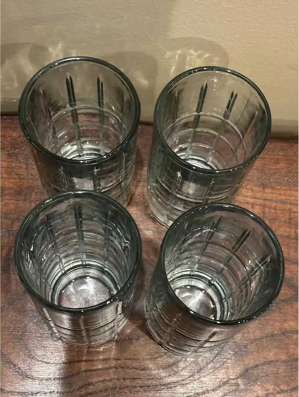 Anchor Hocking Anchor Tartan Glasses Iced Tea Glass 16 oz Set of 4
